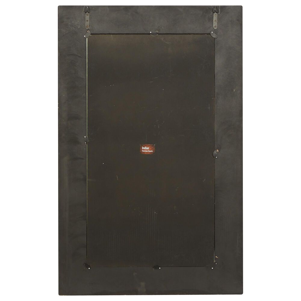 Maple and Jade 30&quot; x 47&quot; Wall Mirror in Black and White, , large