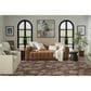 Nourison Garden Oasis Floral Mocha 9" x 12" Indoor/Outdoor Area Rug, , large
