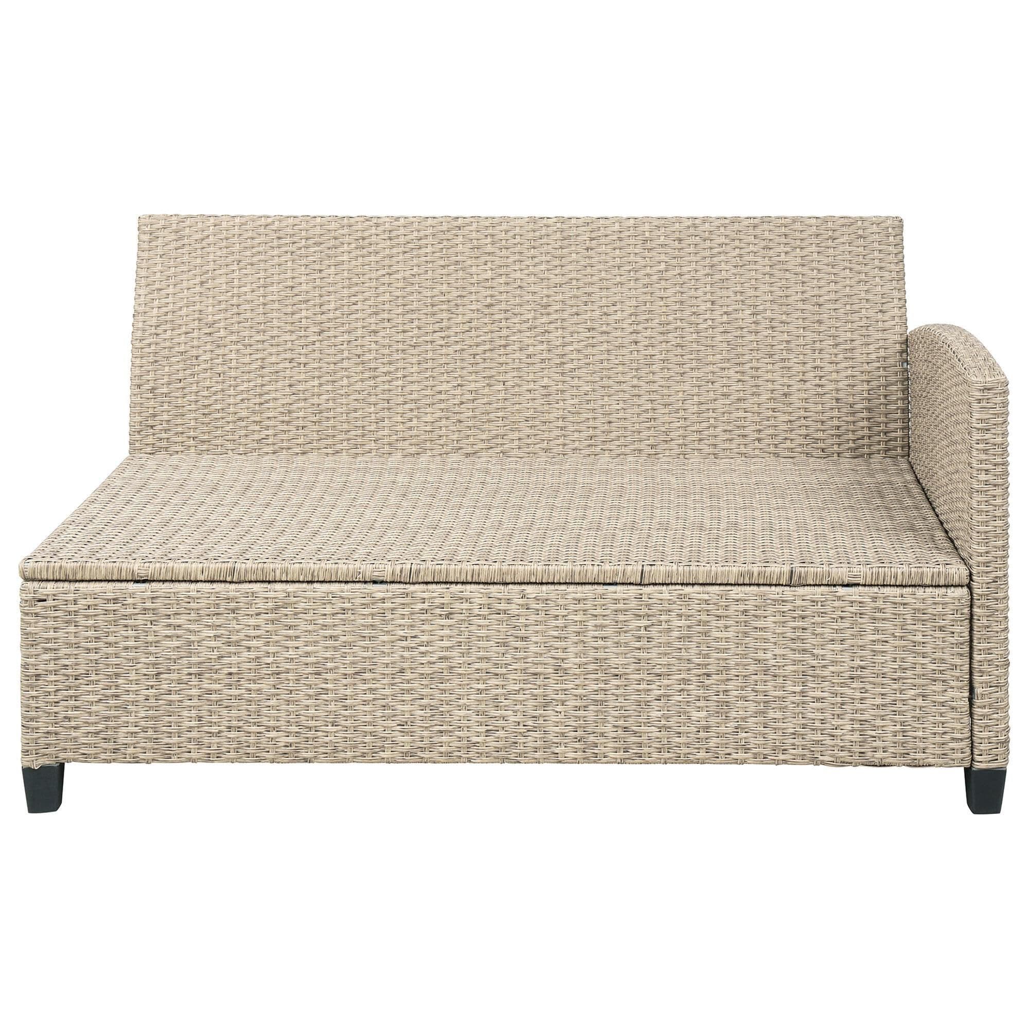 Patio sofa store chaise