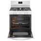 Frigidaire 30" Freestanding Gas Range with Quick Boil Burner in White, , large