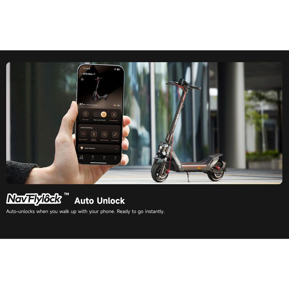 Navee NT5 Max Electric Scooter in Black, , large