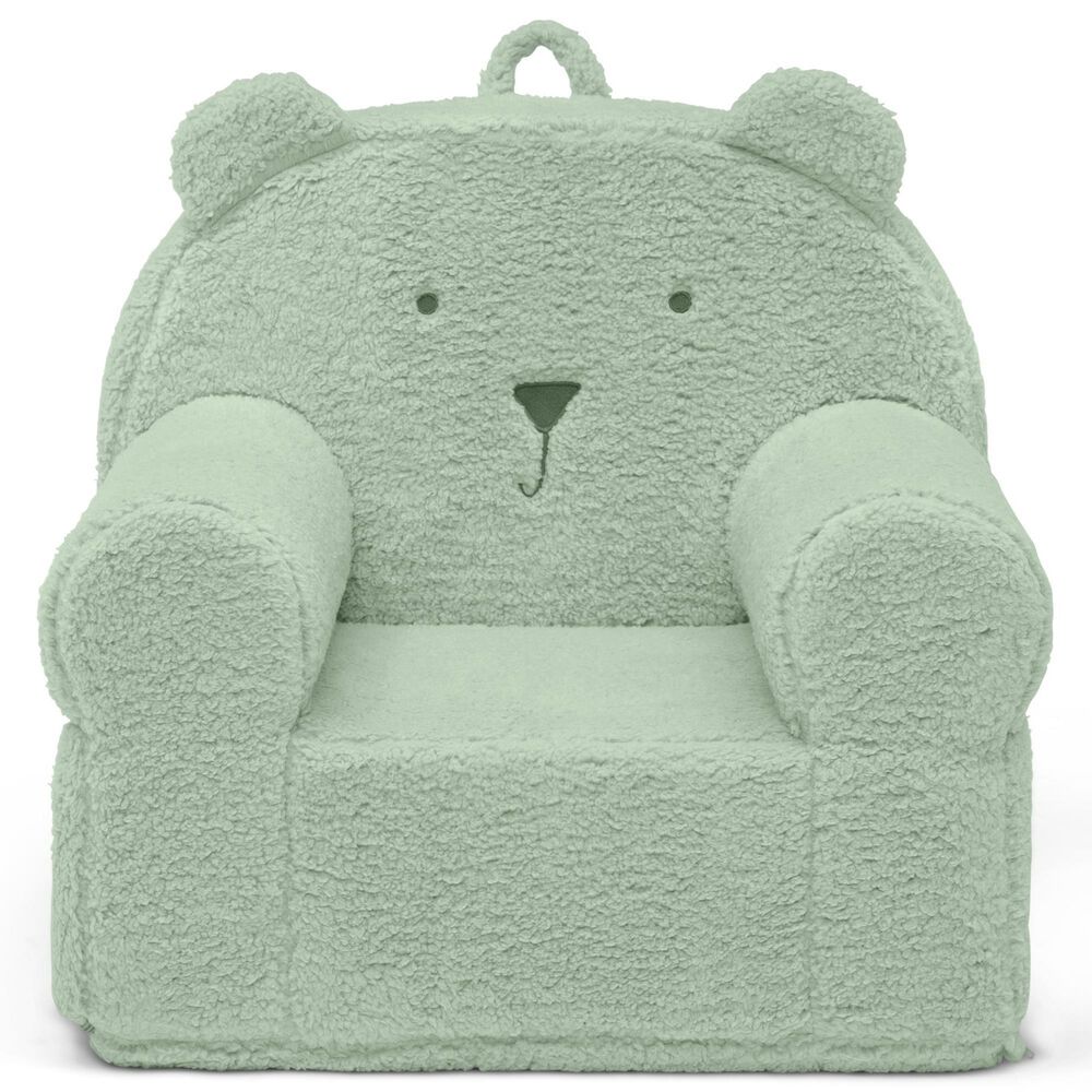 Delta Children Sherpa Bear Chair in Sage, , large