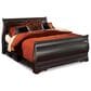 Ashley Huey Vineyard Queen Sleigh Bed in Black, , large