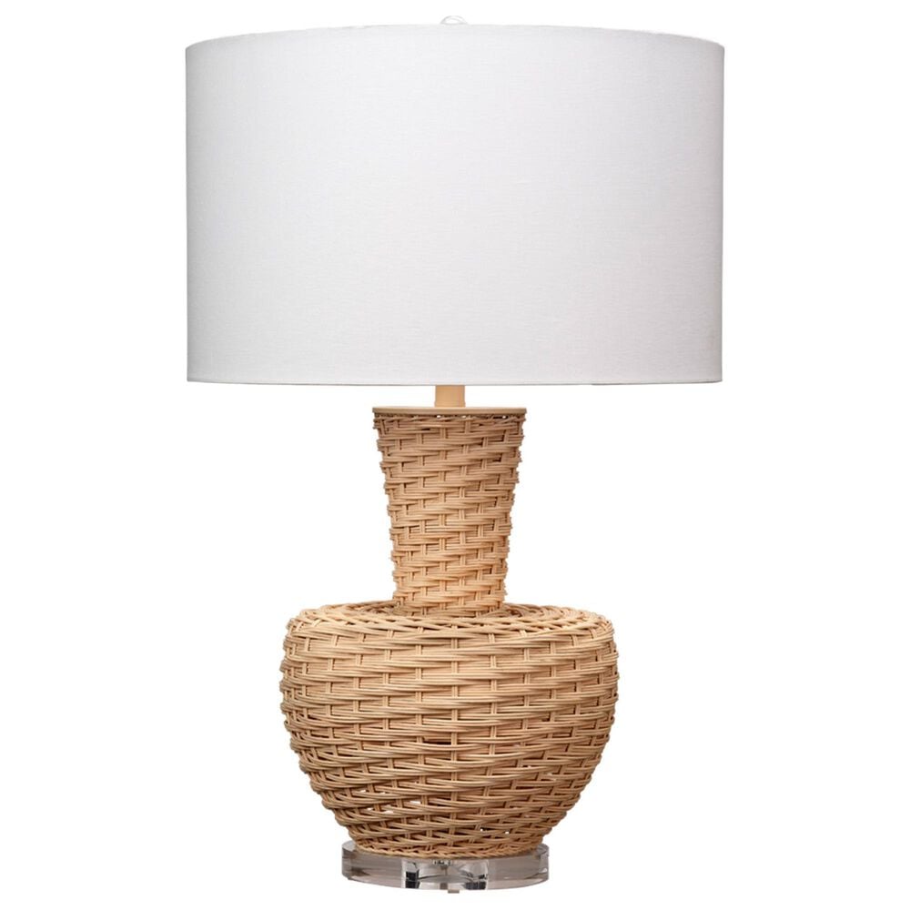 Splendor Living Ashton Table Lamp in Natural and Clear, , large