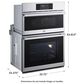 LG Studio 30" Combination Double Electric Wall Oven with Convection in Stainless Steel, , large