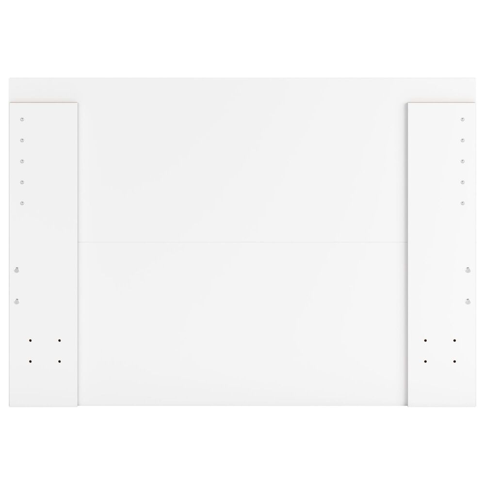 Ashley Onita Full Panel Platform Bed with 1 Side Storage in White, , large