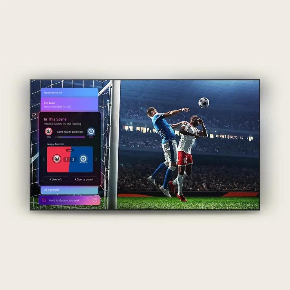LG 83" Class G6 Series OLED evo AI 4K with Supplied Flush Wall Mount in Black - Smart TV, , large