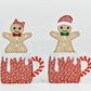 HOMLUX 2-Piece Gingerbread Man Gift Box with LED Lights in Champagne, , large