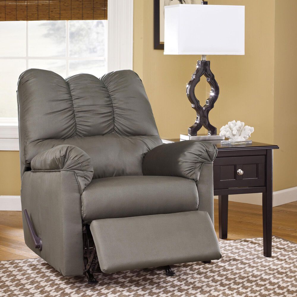 Ashley Darcy Manual Rocker Recliner in Cobblestone, , large