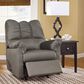 Ashley Darcy Manual Rocker Recliner in Cobblestone, , large