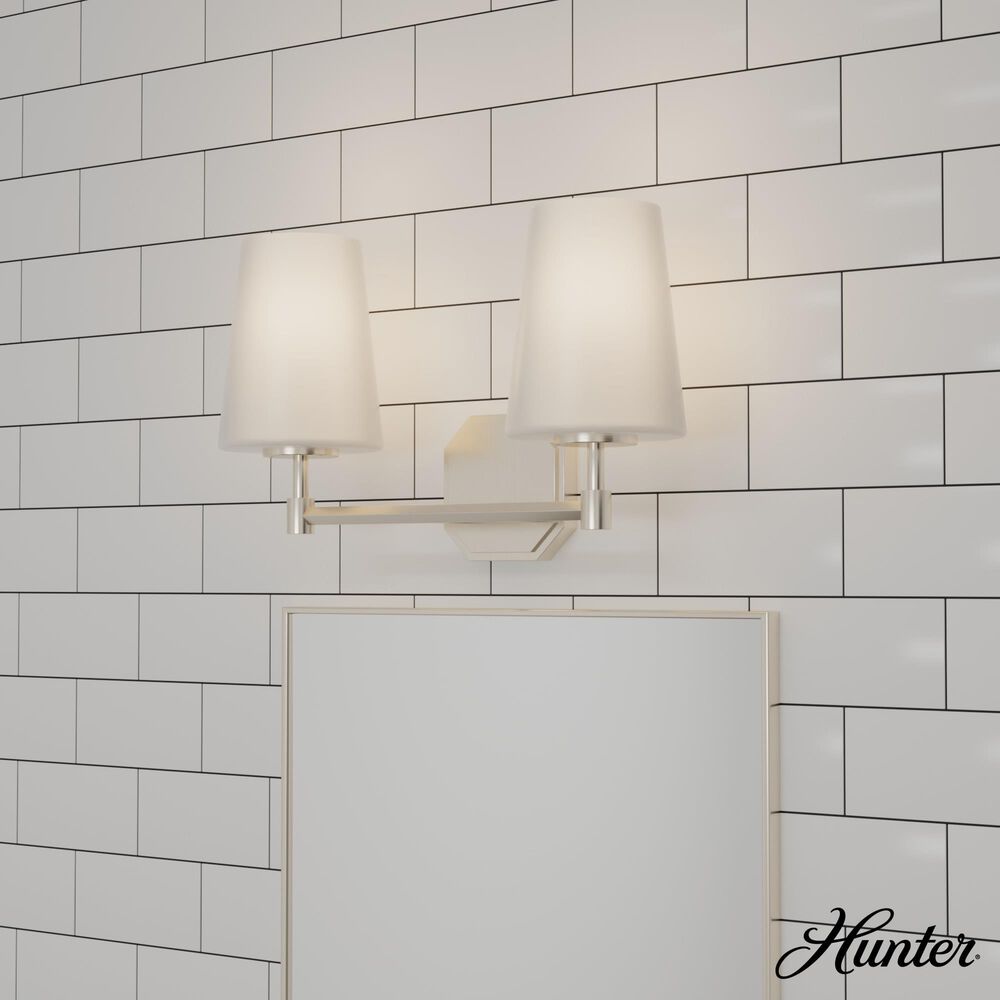 Hunter Nolita 2-Light Vanity in Brushed Nickel, , large