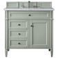 James Martin Vanities Brittany 36" Single Bathroom Vanity in Sage Green with 3 cm Arctic Fall Solid Surface Top and Rectangular Sink, , large