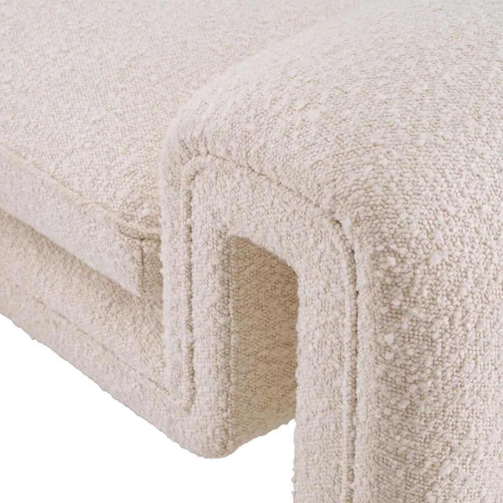 Eichholtz Tondo Small Bench in Boucle Cream, , large