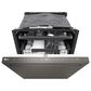 LG 24" Built-In Pocket Handle Dishwasher with SteamAssist in Black Stainless Steel, , large