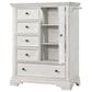 Eastern Shore Olivia 5-Drawer Chifferobe in Brushed White, , large
