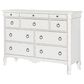 Legacy Classic Vintage Market 10-Drawer Dresser and Mirror in Picket Fence, , large