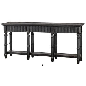 Rustic Imports Destin Narrow Sofa Console in Sanded Black, , large
