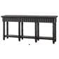 Rustic Imports Destin Narrow Sofa Console in Sanded Black, , large