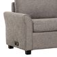 Primo International Drake Sofa Bed in Linen Dark Gray, , large