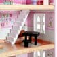 Delta Children Little Gem Dollhouse with 3-Story and 4 Rooms in Multicolor, , large