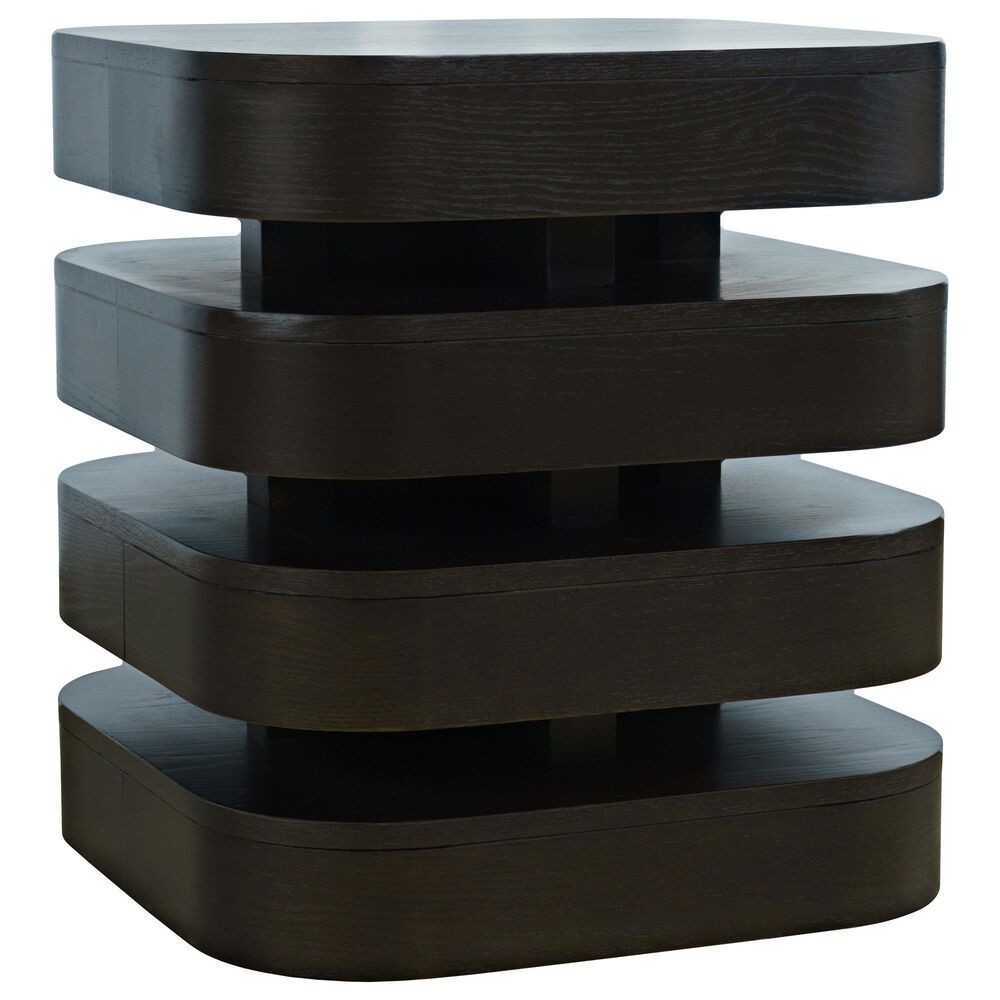 Waltham Brix Square End Table in Espresso, , large