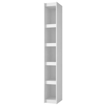 Dayton Parana 5-Shelf Bookcase in White, , large