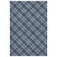 Dalyn Rug Company Soft Essentials Plaid Navy 8" x 10" Indoor/Outdoor Area Rug, , large