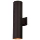 Vaxcel Chiasso 20" 2-Light Outdoor Wall Sconce in Deep Bronze, , large