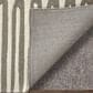 Feizy Kimball Taupe and Ivory 9" x 12" Area Rug, , large