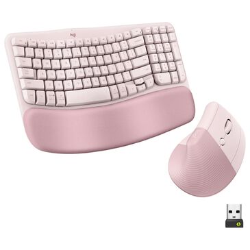 Logitech Ergo Wave Keys and Lift Combo in Rose, , large