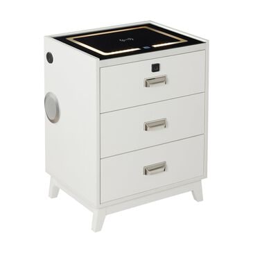 Mayberry Hill Rio 3-Drawer Nightstand in White, , large