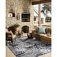 Loloi Easton Ivory and Onyx 4" x 6" Indoor/Outdoor Area Rug, , large