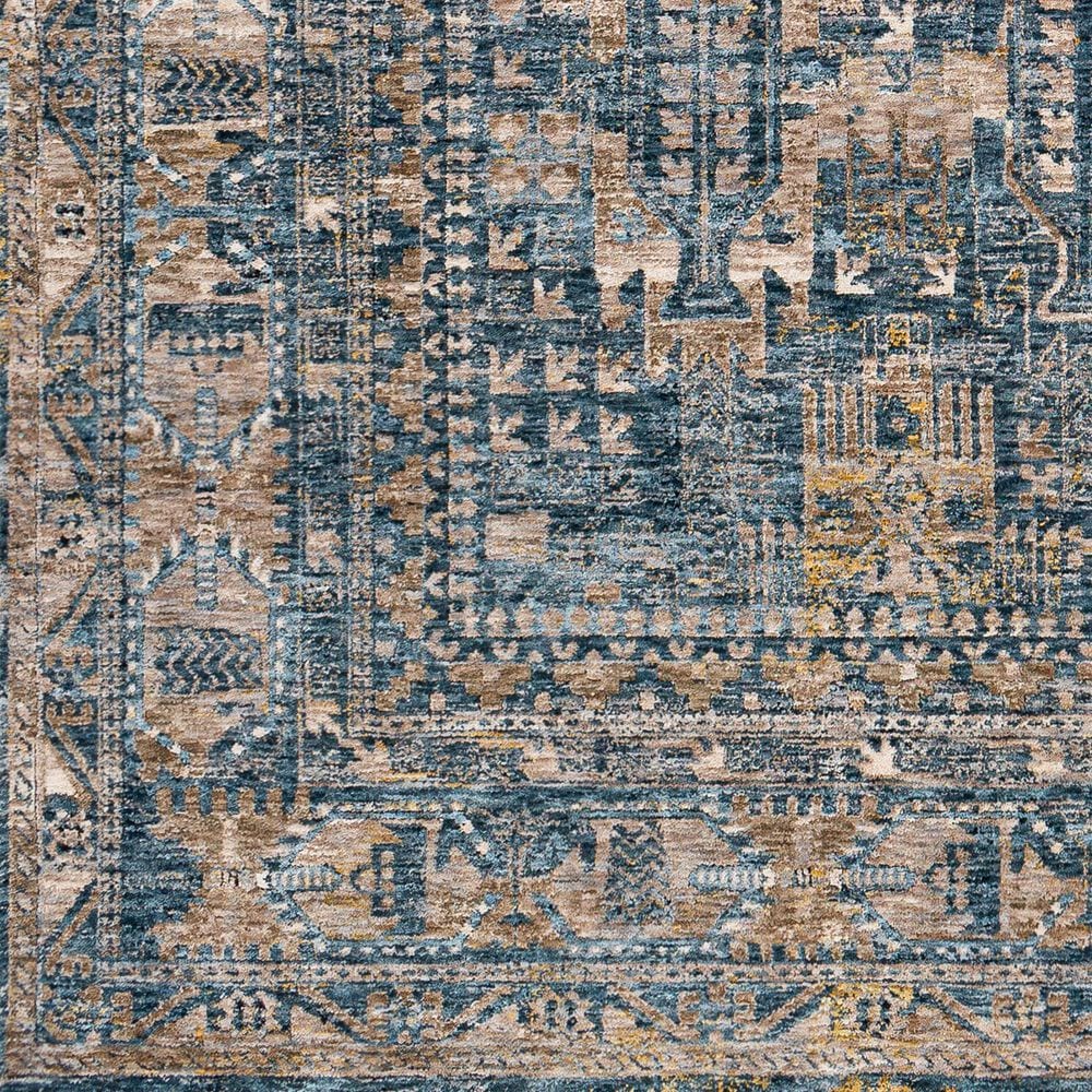Surya Mirabel 9&#39; x 12&#39;2&quot; Navy, Denim, Cream, Brown, Saffron, Taupe and Gray Area Rug, , large