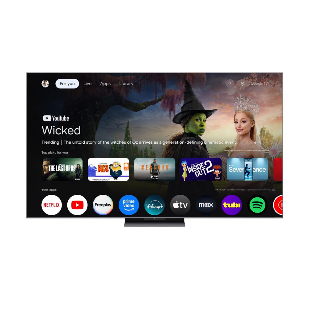 TCL 65" QM8L Series 4K UHD HDR SQD-Mini LED Smart TV with Google TV, , large
