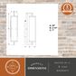 Vaxcel Morgan Park 20" 1-Light Dusk-to-Dawn Sensor Outdoor Wall Sconce in Matte Black, , large