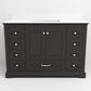 Lexora Home Dukes 48" Single Bathroom Vanity in Espresso with 2 cm White Quartz Top and Rectangular Sink, , large