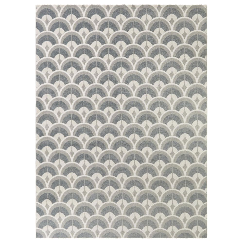 Balta Rugs Resist Dillens Blue 5"3" x 7" Area Rug, , large