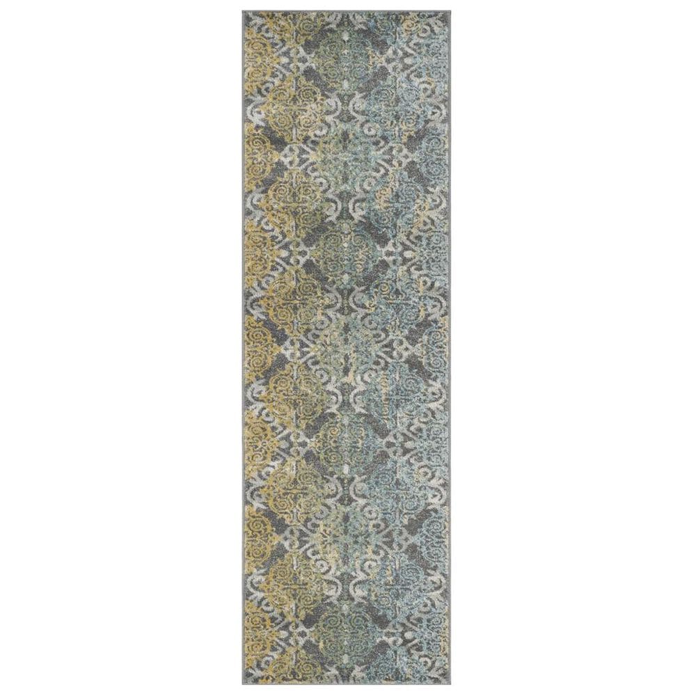 Safavieh Evoke EVK230D 2&#39;2&quot; x 5&#39; Grey and Ivory Runner, , large