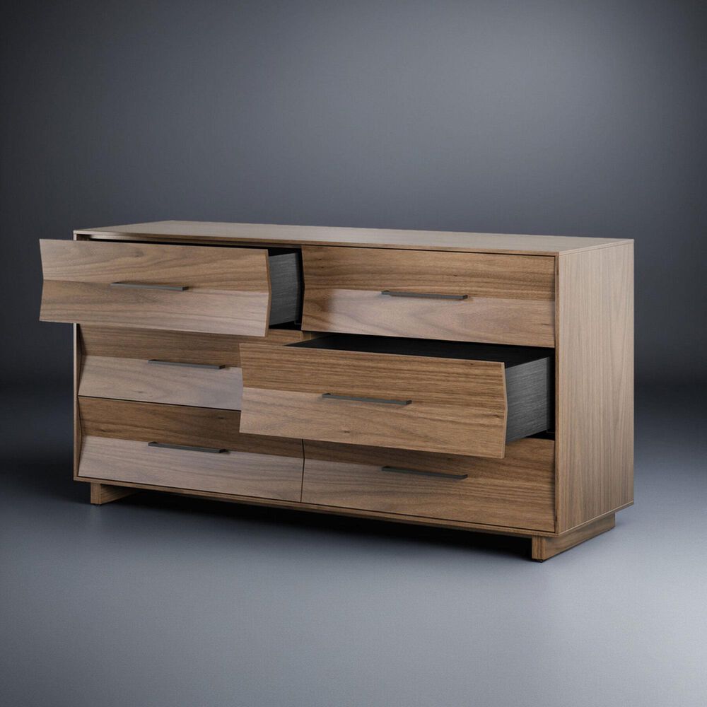 BDI Kava 6-Drawer Dresser Only in Natural Walnut, , large