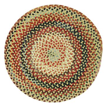 Capel Plymouth 0440-100 3" Round Light Gold Scatter Rug, , large