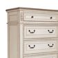Ashley Realyn 5 Drawer Chest in Chipped White and Brown, , large