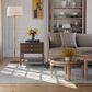 Stickley Furniture Maidsatone 28" Round Cocktail Table in Sandbank, , large