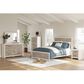Ashley Charbitt 4-Piece Queen Panel Bedroom Set in Brown and Matte White, , large