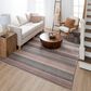 Karastan Echo Caprice 9" x 12"2" Grey Area Rug, , large