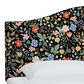 Rifle Paper Co Crafted by Cloth and Company Mayfair Twin Headboard in Aviary Black/Cream, , large