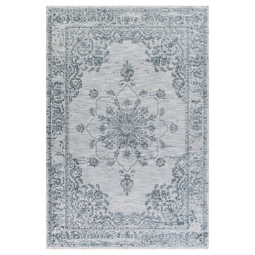 Surya Laila 6"7" x 9"6" Navy, Teal, Light Gray, Beige, Taupe and Cream Area Rug, , large