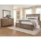 Riva Ridge Oxford 3-Piece King Panel Bedroom Set in Tan USB Ports, , large