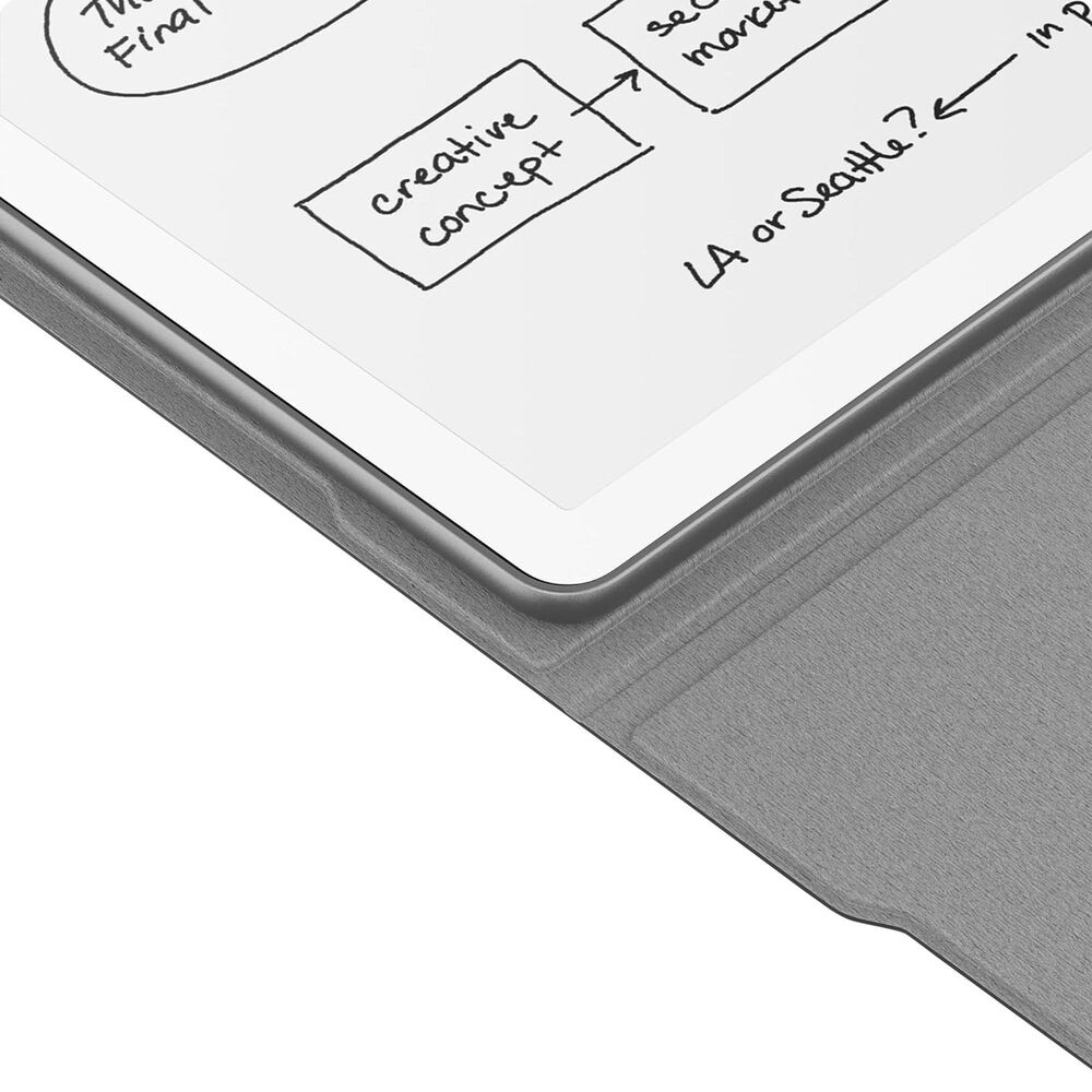 Amazon Plant-Based Leather Folio Cover with Magnetic Attach in Black, , large