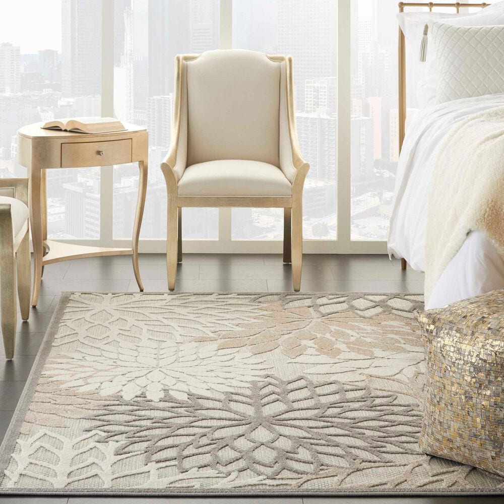 Nourison Aloha ALH05 3&#39;6&quot; x 5&#39;6&quot; Natural Indoor/Outdoor Area Rug, , large