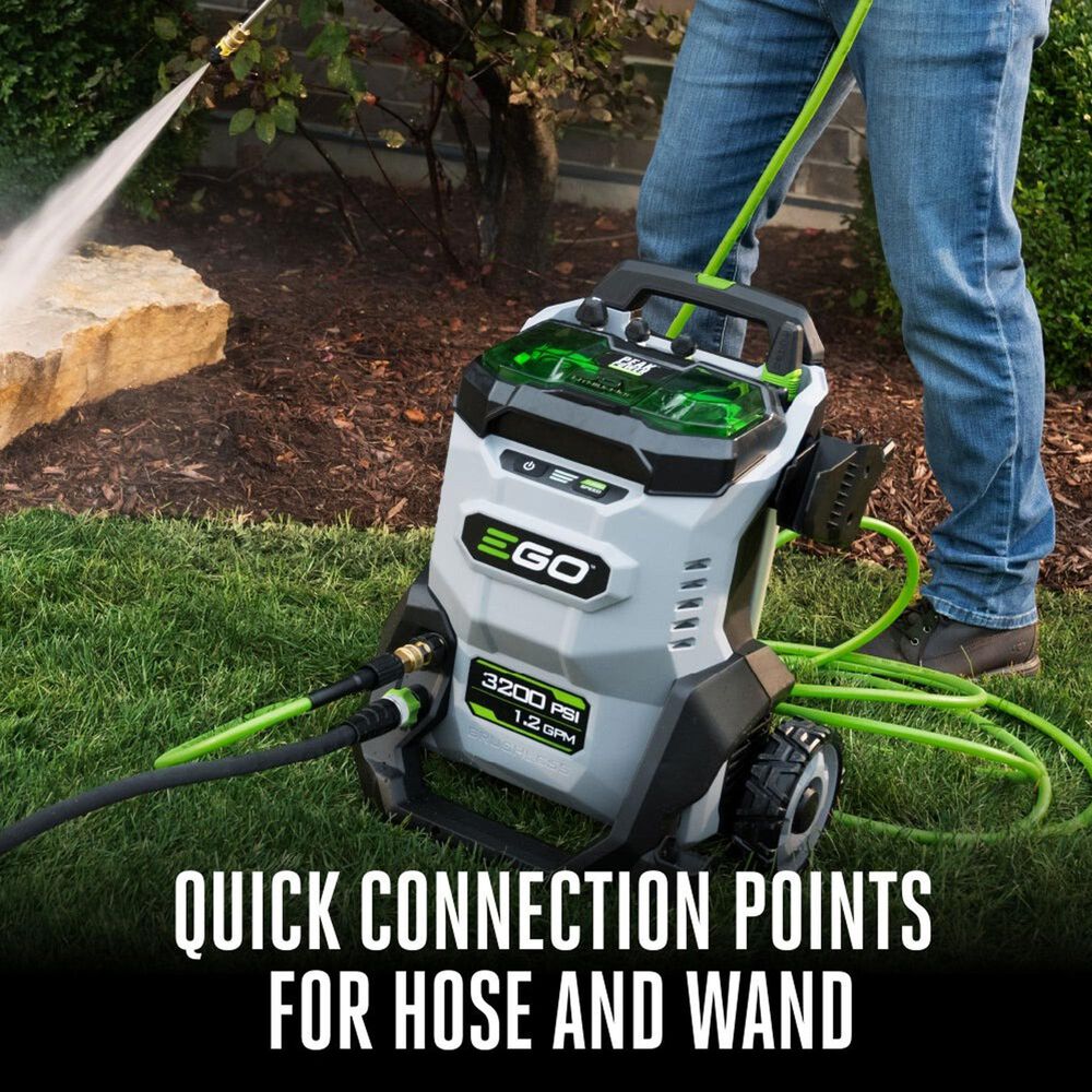 EGO Power+ 3200 PSI Pressure Washer in Gray and Green, , large